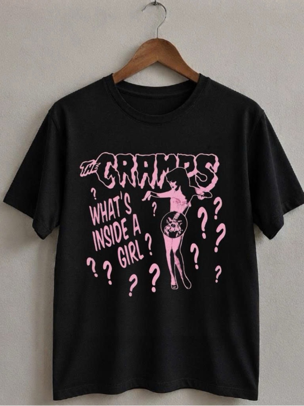 The Cramps Women's Black Graphic Tee